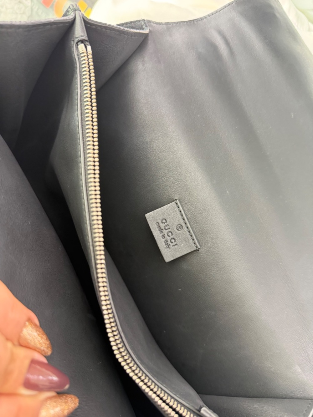 Authentic Gucci Dionysus Medium Black Velvet Shoulder Bag - Picture 12 of 12